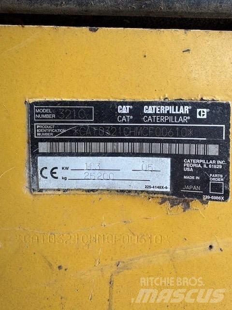 CAT 321 C LCR Pásové rýpadlá