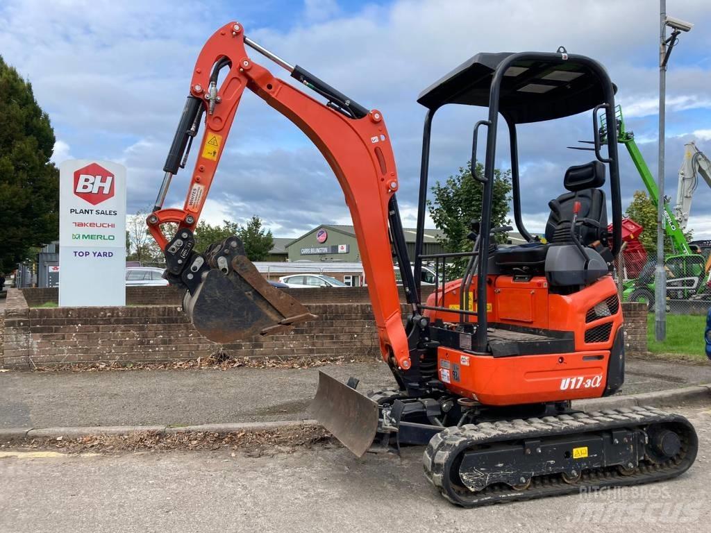 Kubota U 17-3 Mini rýpadlá < 7t