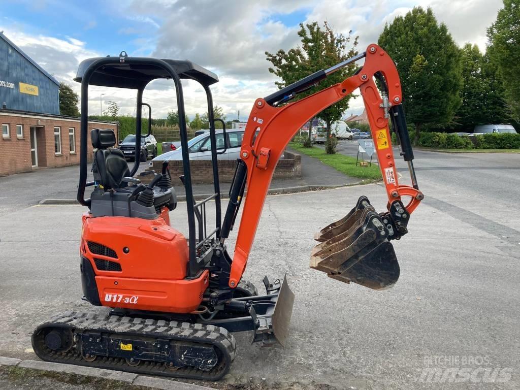 Kubota U 17-3 Mini rýpadlá < 7t