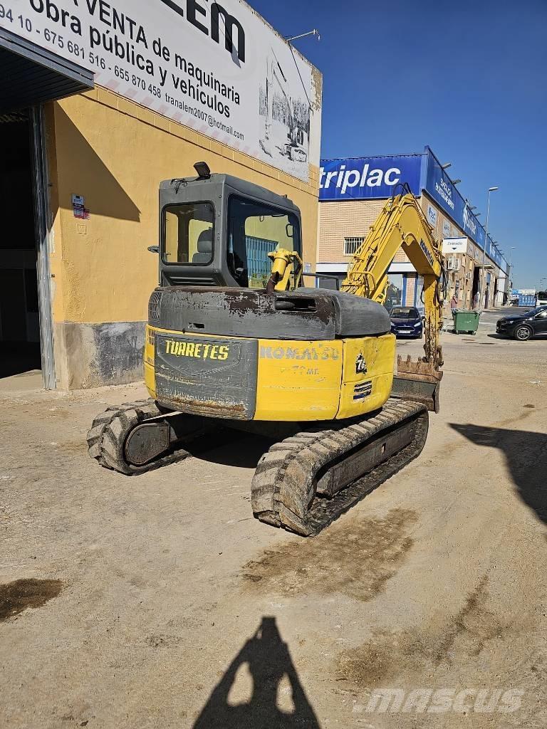Komatsu PC 78 MR Midi rýpadlá 7 t - 12 t
