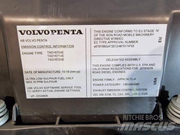 Volvo TAD1672VE Motory