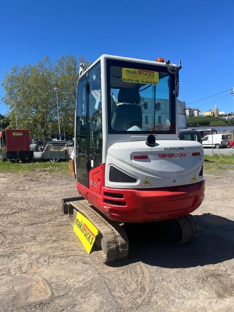 Takeuchi TB230 Mini rýpadlá < 7t
