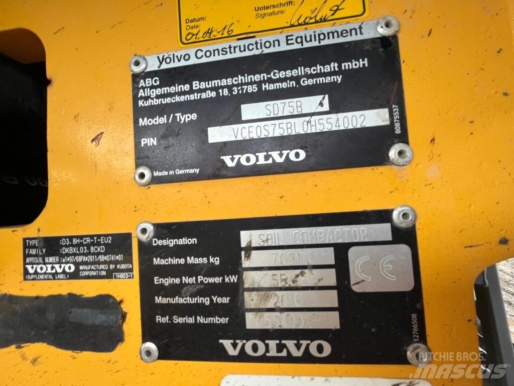 Volvo SD 75 Ťahačové valce