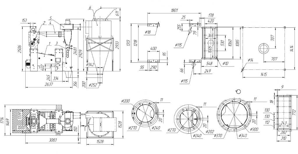  EL GRAIN SVR-15/2 Zariadenia na čistenie zrna