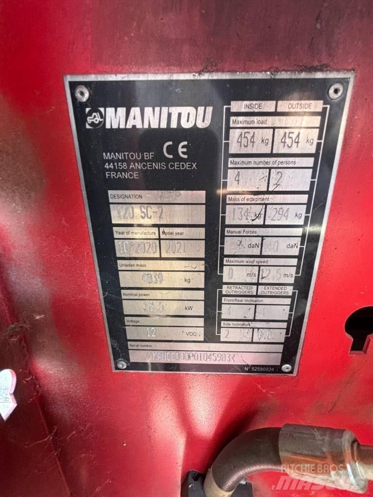 Manitou SC 120 Nožnicové zdvíhacie plošiny