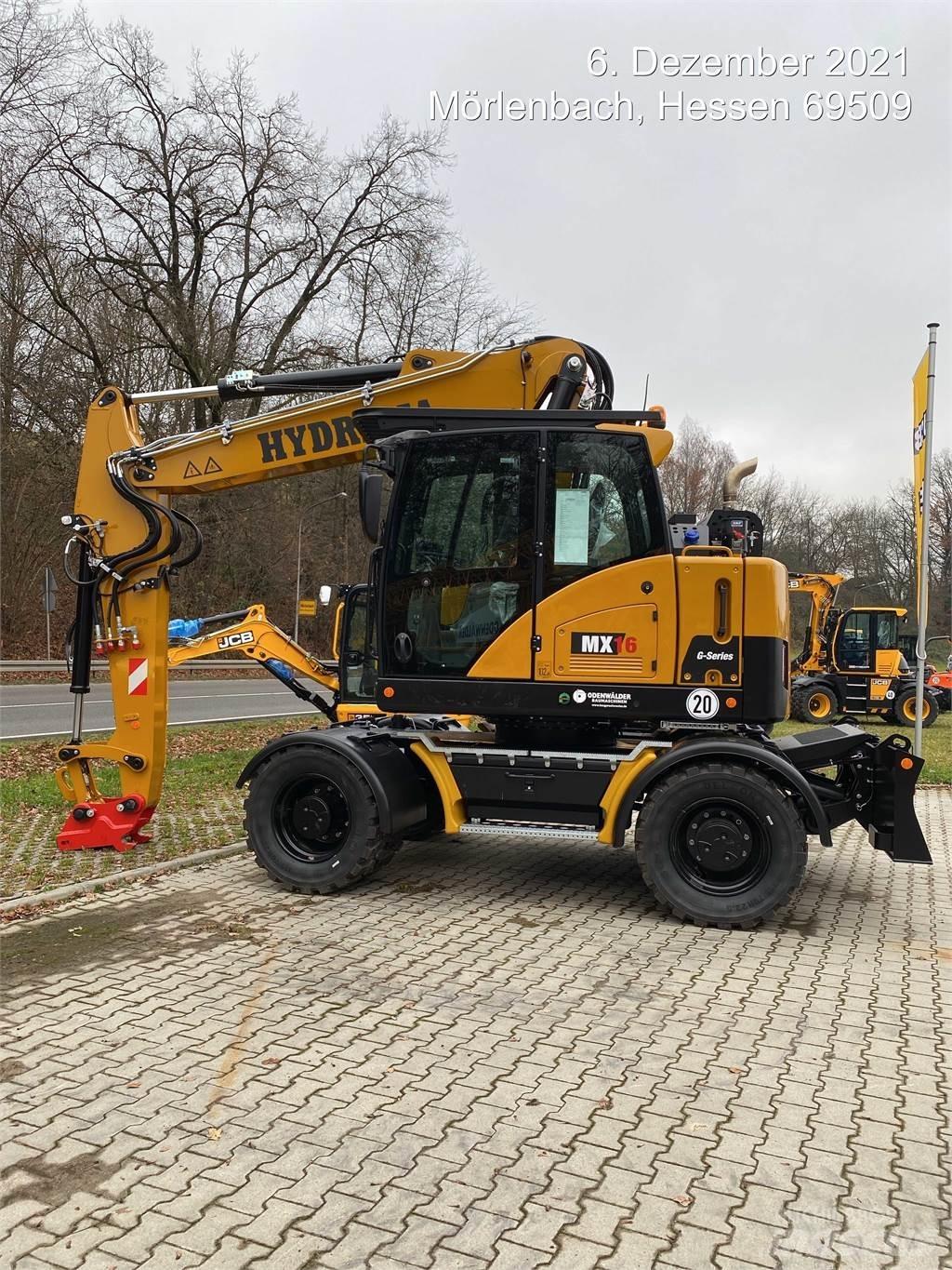 Hydrema MX16G Kolesové rýpadlá