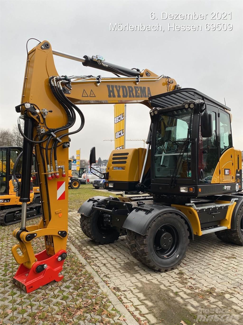 Hydrema MX16G Kolesové rýpadlá