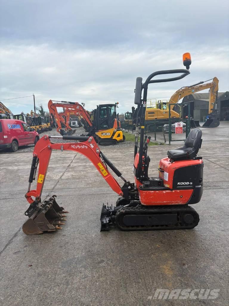 Kubota K008-5 Mini rýpadlá < 7t
