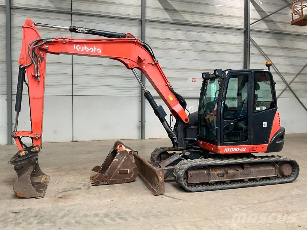 Kubota KX 080-4 A Midi rýpadlá 7 t - 12 t