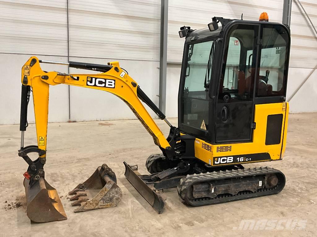 JCB 16 C-1 Mini rýpadlá < 7t