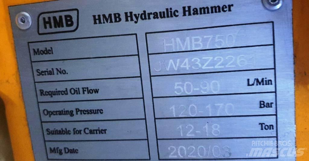 HMB 750 Búracie kladivá / Zbíjačky