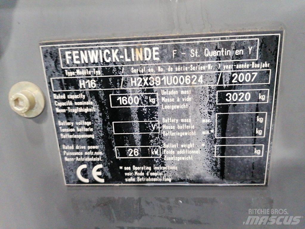 Linde H16D Dieselové vozíky