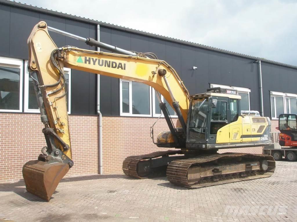 Hyundai HX260LC Pásové rýpadlá