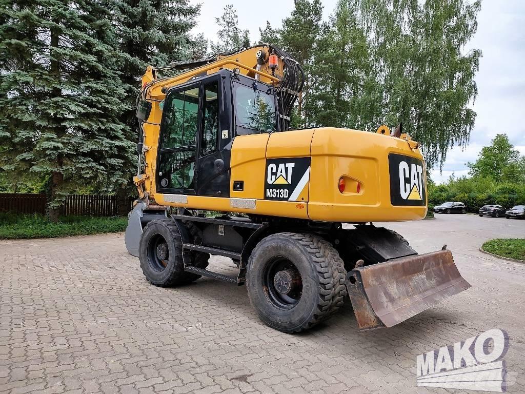 CAT M 313 D Kolesové rýpadlá