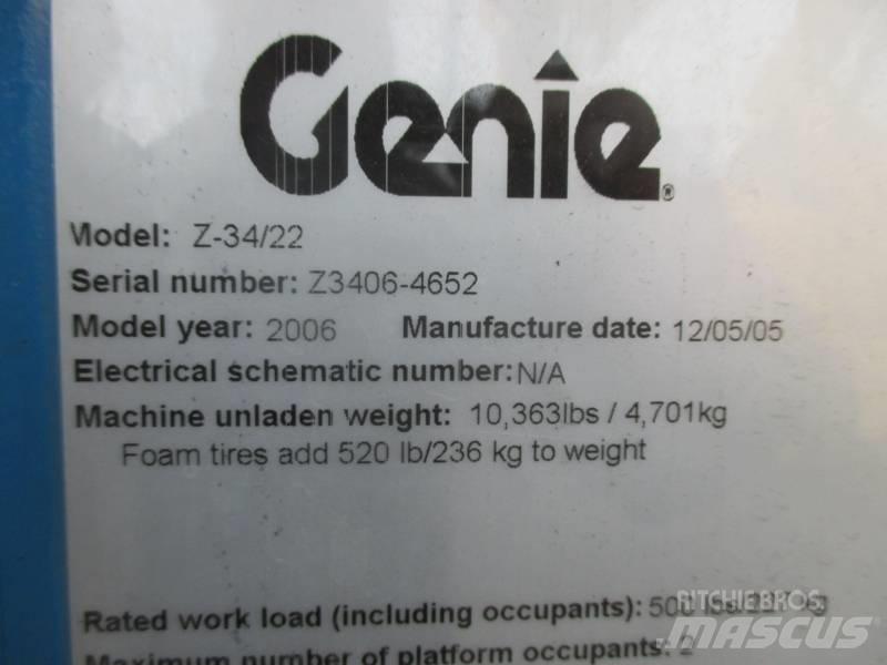 Genie Z 34/22 RT Kĺbové plošiny