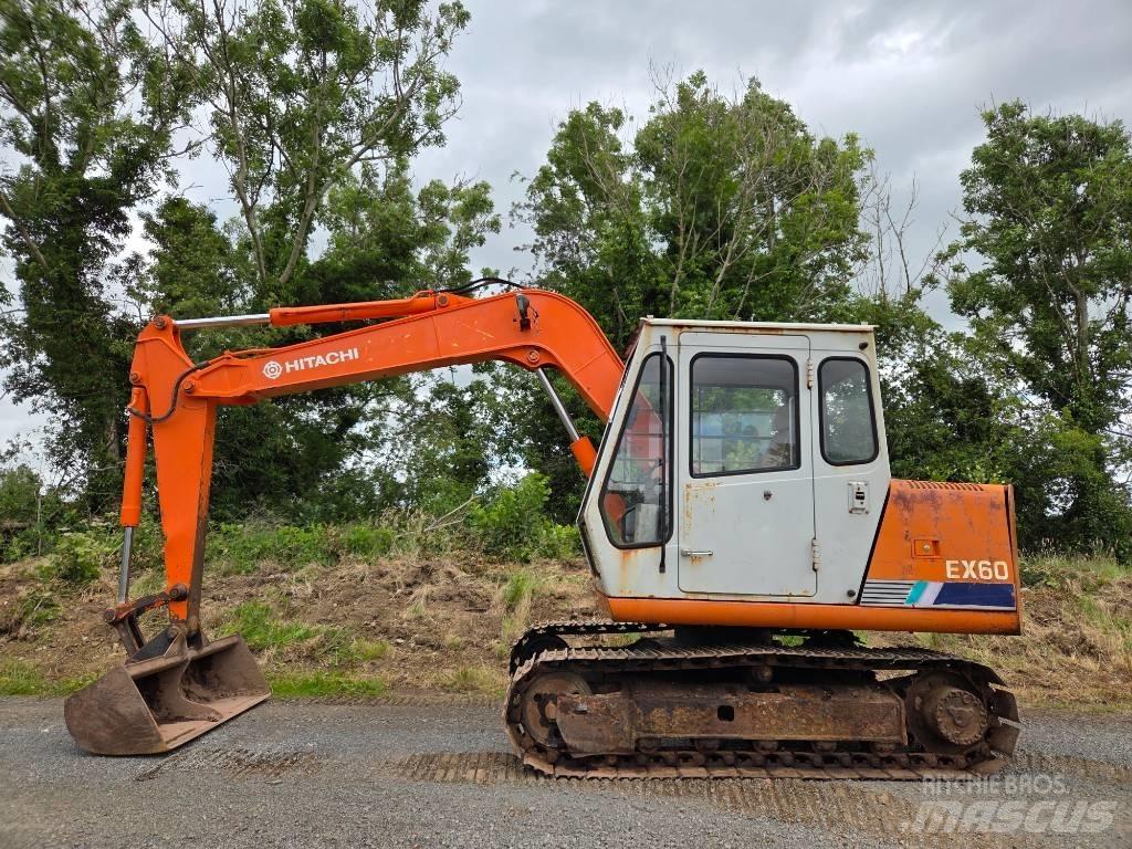 Hitachi EX 60-1 Pásové rýpadlá