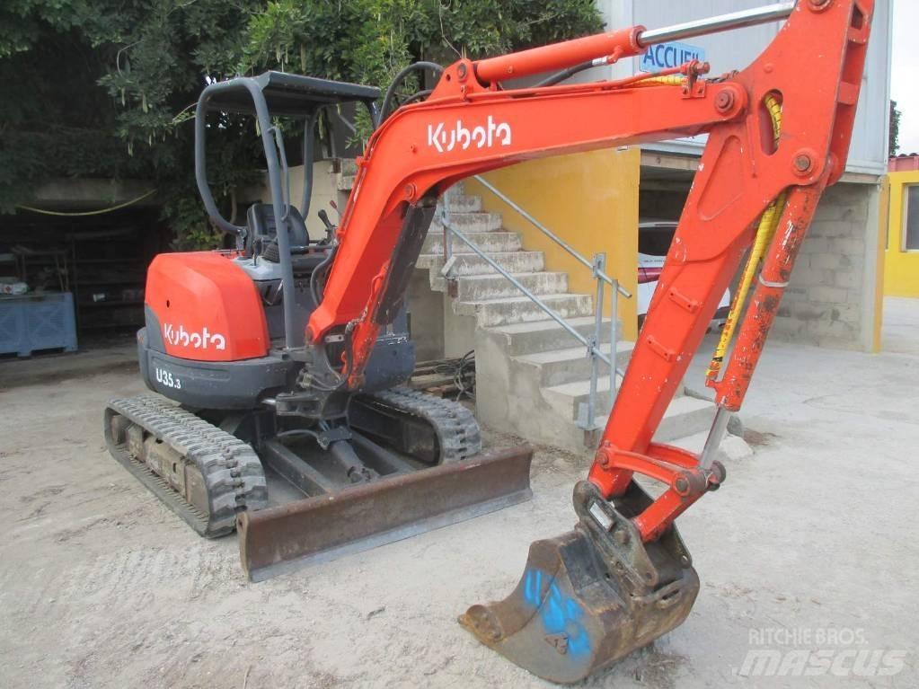 Kubota U 35 Mini rýpadlá < 7t