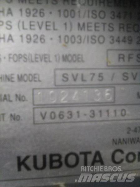 Kubota SVL 75-2 Šmykom riadené nakladače
