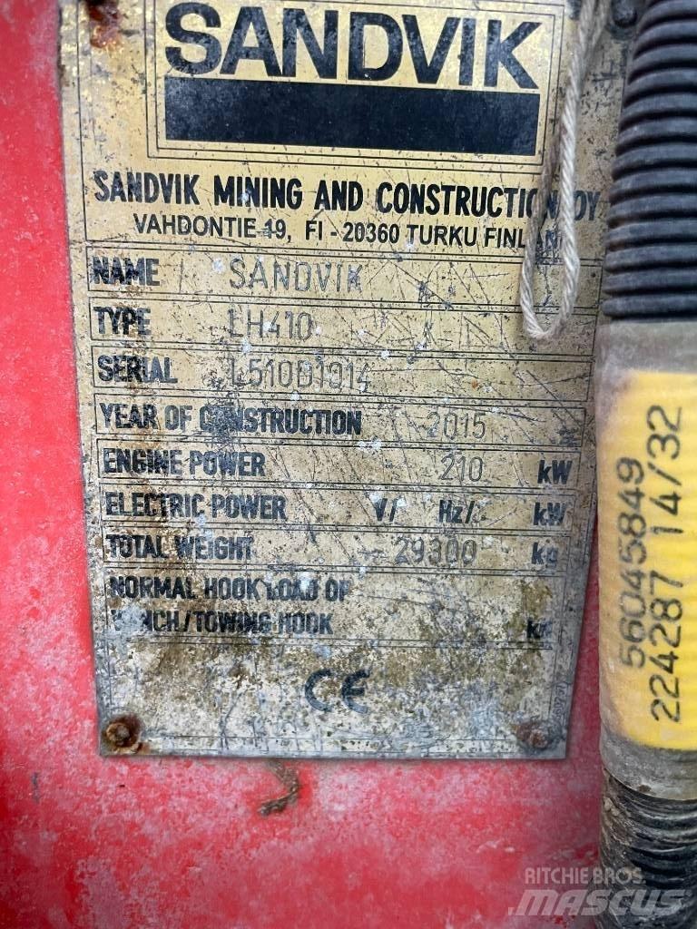 Sandvik LH 410 Podzemné nakladače