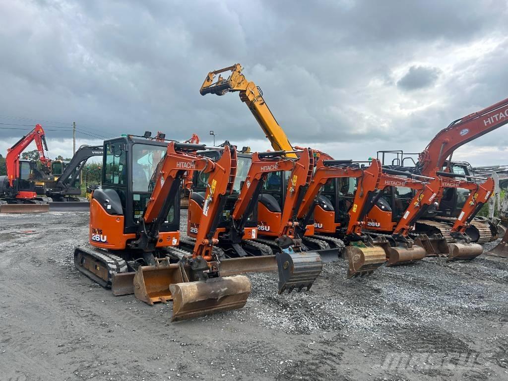 Hitachi ZX 26 U-6 Mini rýpadlá < 7t