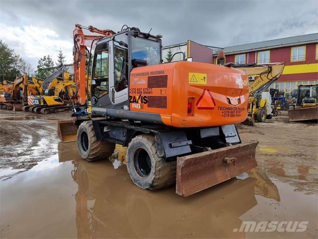 Hitachi ZX 140 W-3 Kolesové rýpadlá