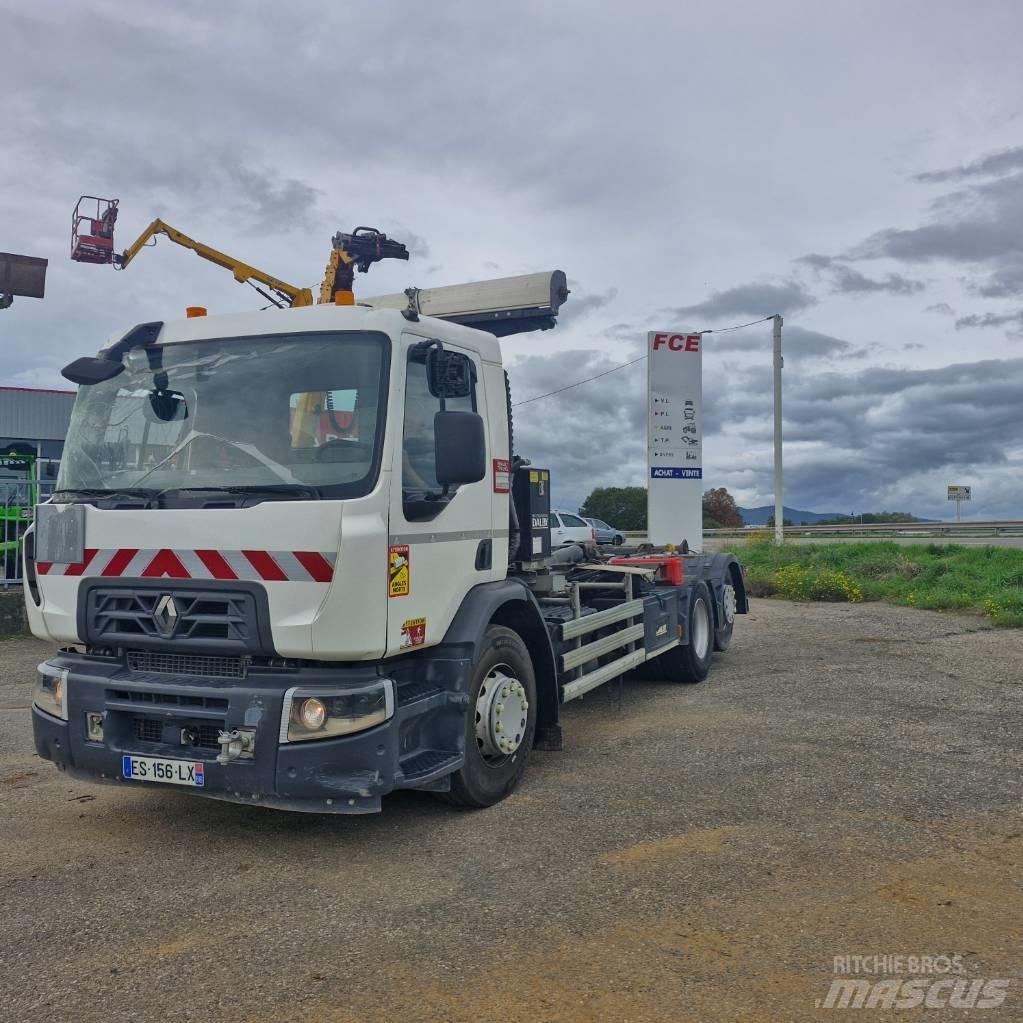 Renault D Wide 380 Hákový nosič kontajnerov