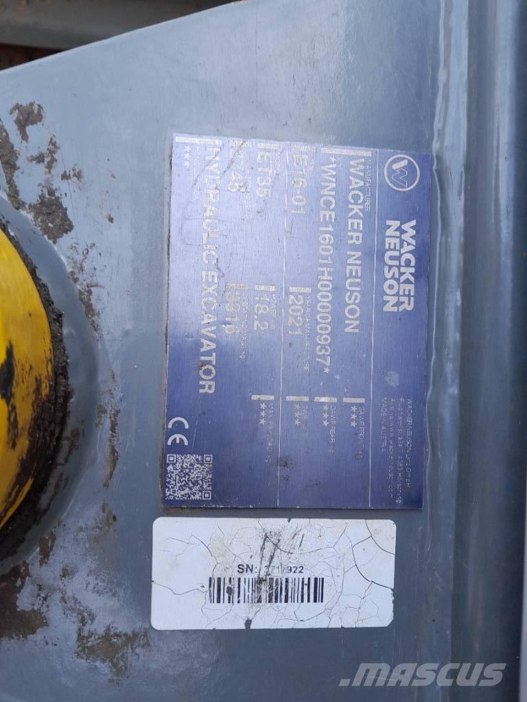 Wacker Neuson ET 35 Pásové rýpadlá