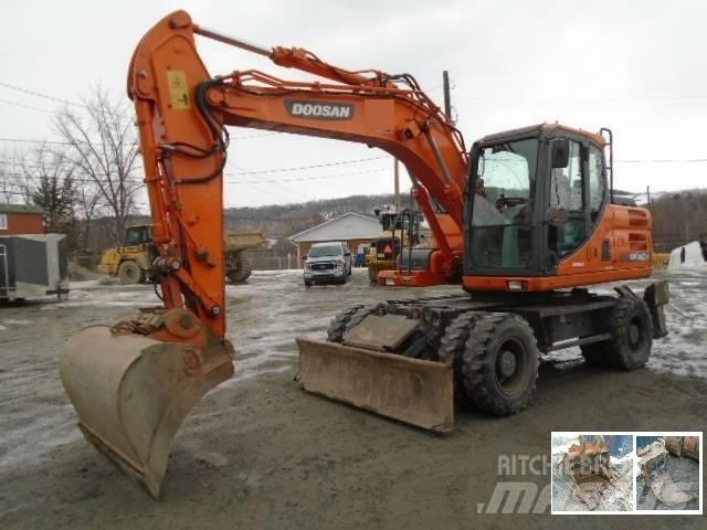 Doosan DX 140 W-3 Kolesové rýpadlá