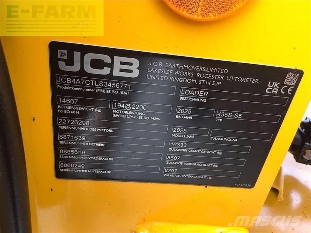 JCB 435s stufe v Mini rýpadlá < 7t