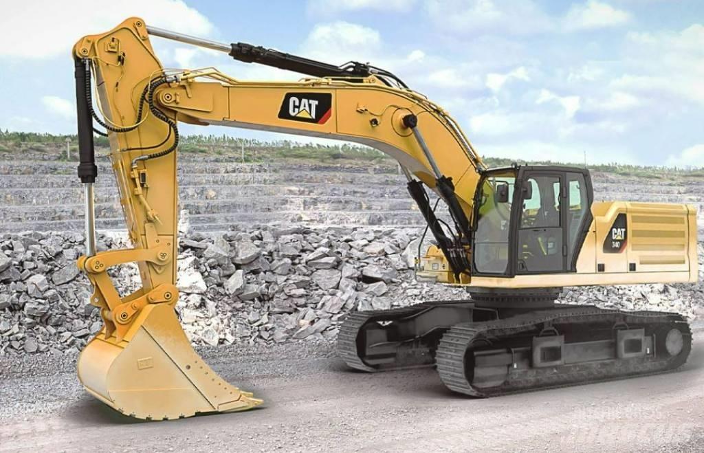 CAT 340 UTHYRES Pásové rýpadlá