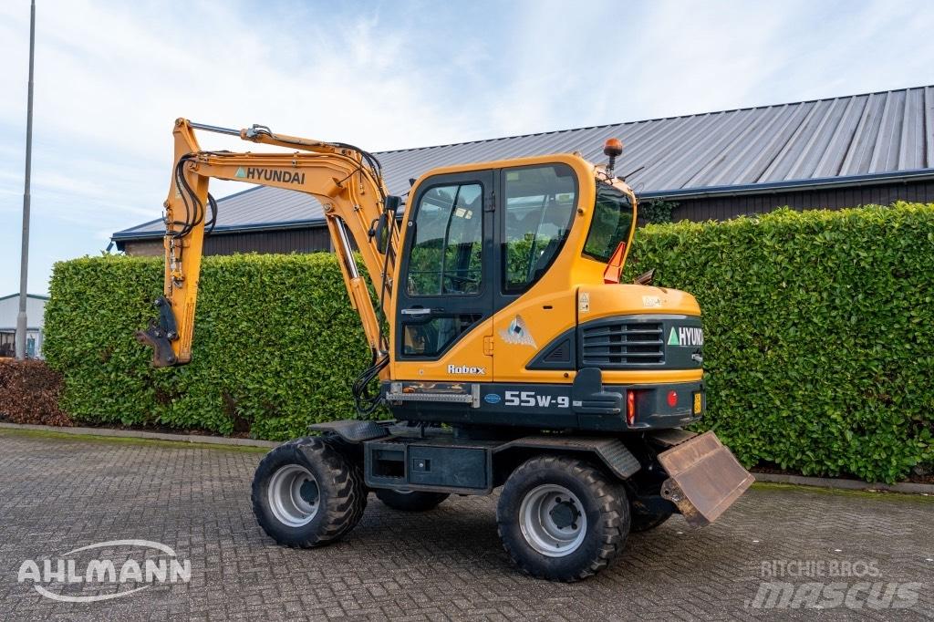 Hyundai R55W-9A Kolesové rýpadlá
