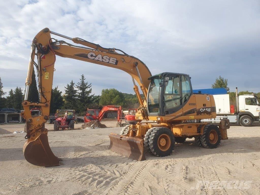 CASE WX 165 Kolesové rýpadlá