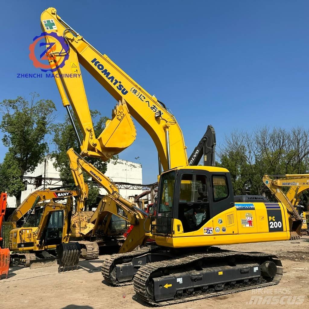 Komatsu PC 200 Pásové rýpadlá