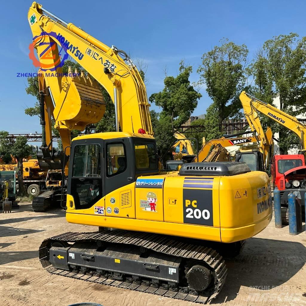 Komatsu PC 200 Pásové rýpadlá