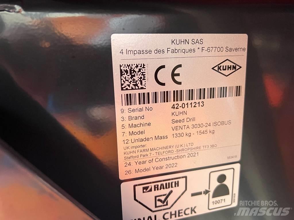 Kuhn Venta 3030-24 Mechanické sejačky