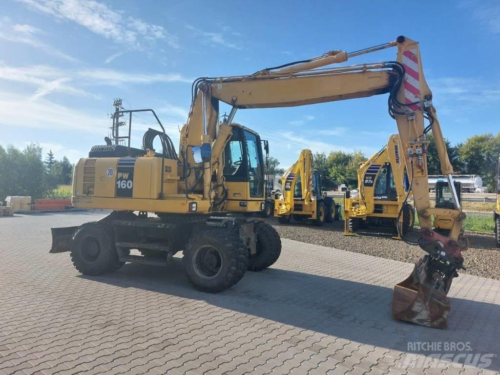 Komatsu PW160-8 Kolesové rýpadlá