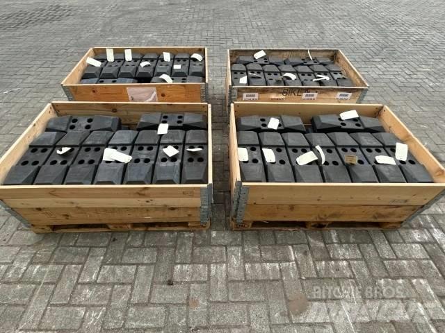  Rubber Pads Pásy, reťaze a podvozok