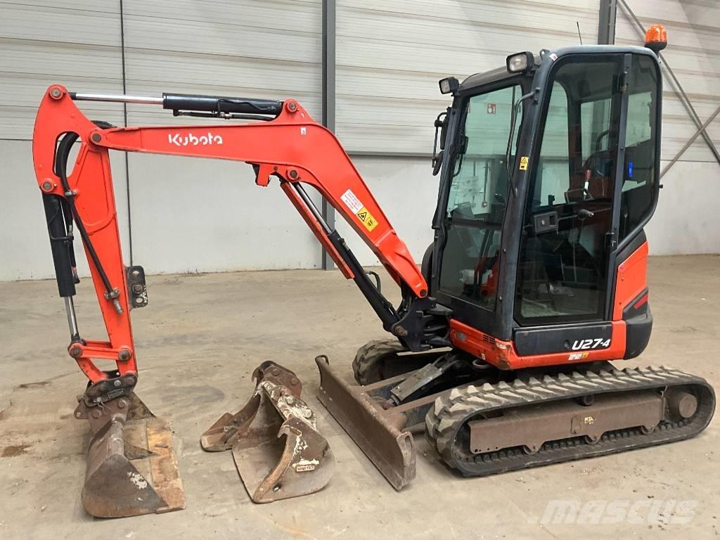 Kubota U 27-4 Mini rýpadlá < 7t