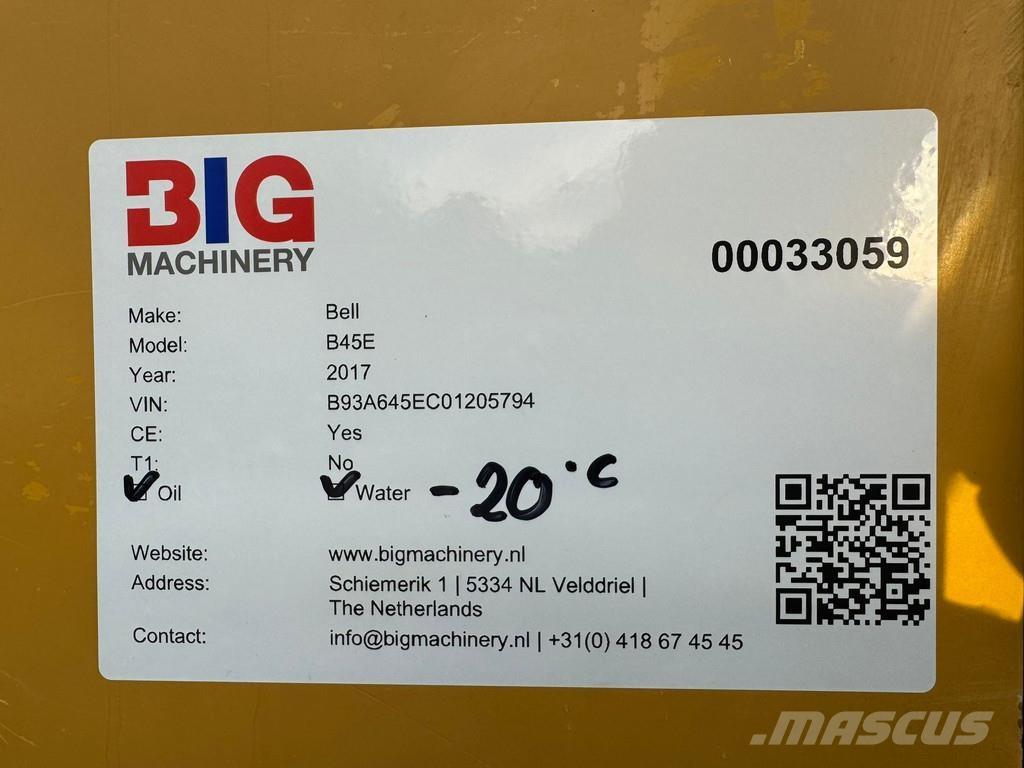 Bell B45E Kĺbové nákladné autá