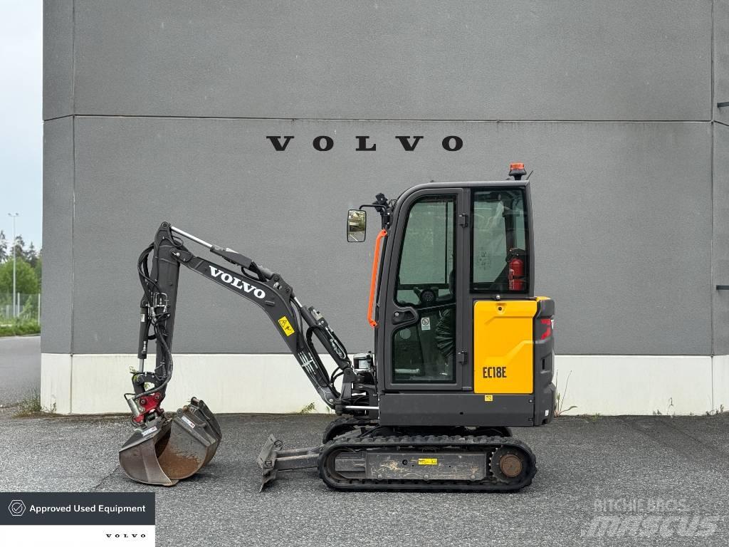Volvo EC 18 E Mini rýpadlá < 7t