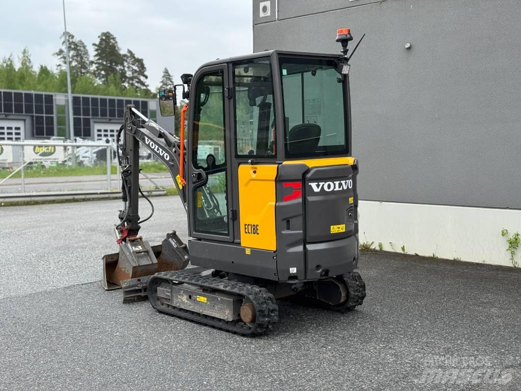 Volvo EC 18 E Mini rýpadlá < 7t