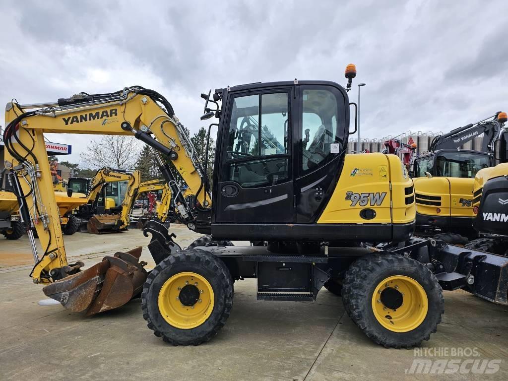 Yanmar B 95 W Kolesové rýpadlá
