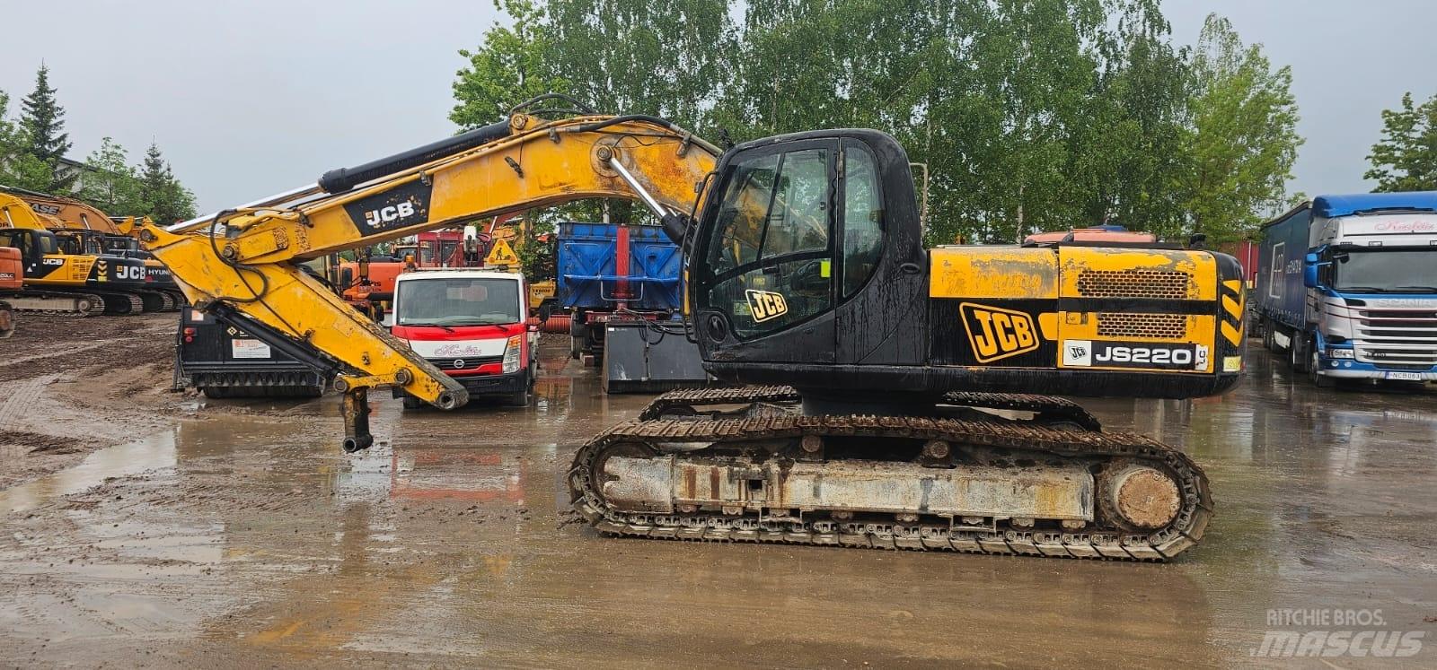 JCB JS 220 LC Pásové rýpadlá