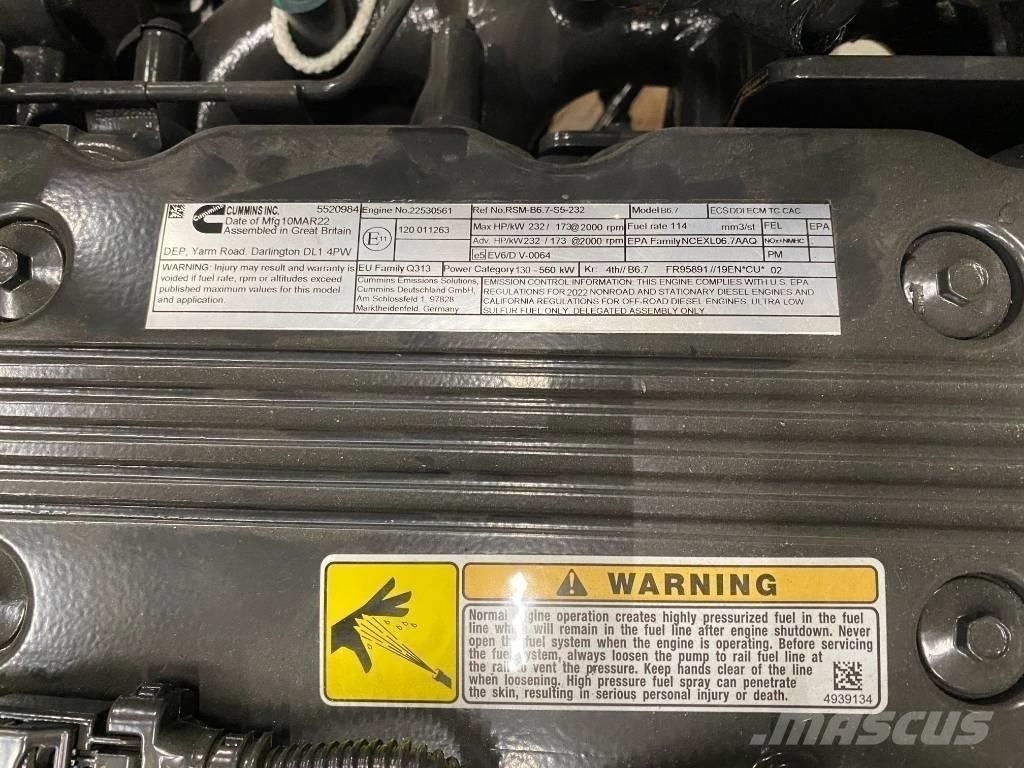 Cummins QSB 6.7 Ďalšie poľnohospodárske stroje