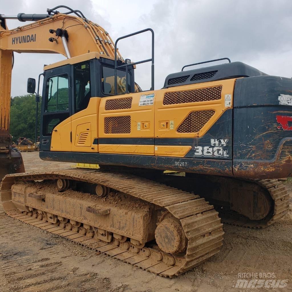 Hyundai HX 380 L Pásové rýpadlá