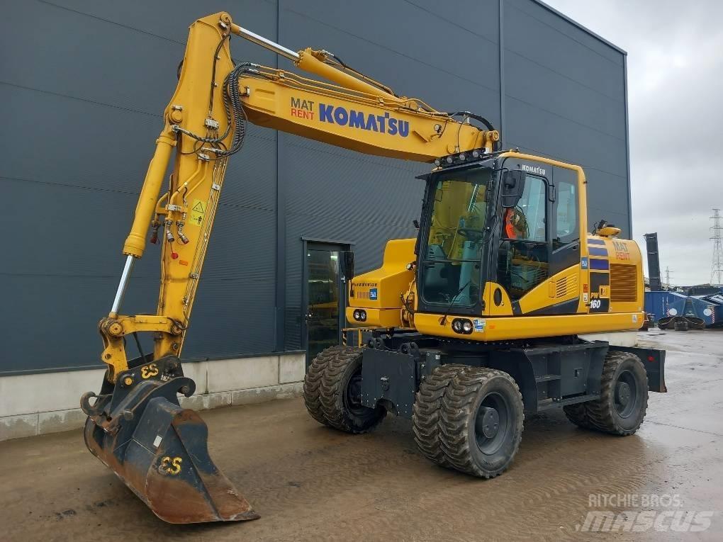 Komatsu PW180-11E0 Kolesové rýpadlá