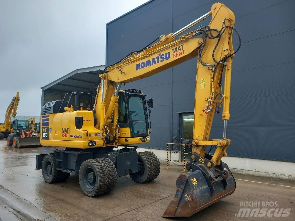 Komatsu PW180-11E0 Kolesové rýpadlá