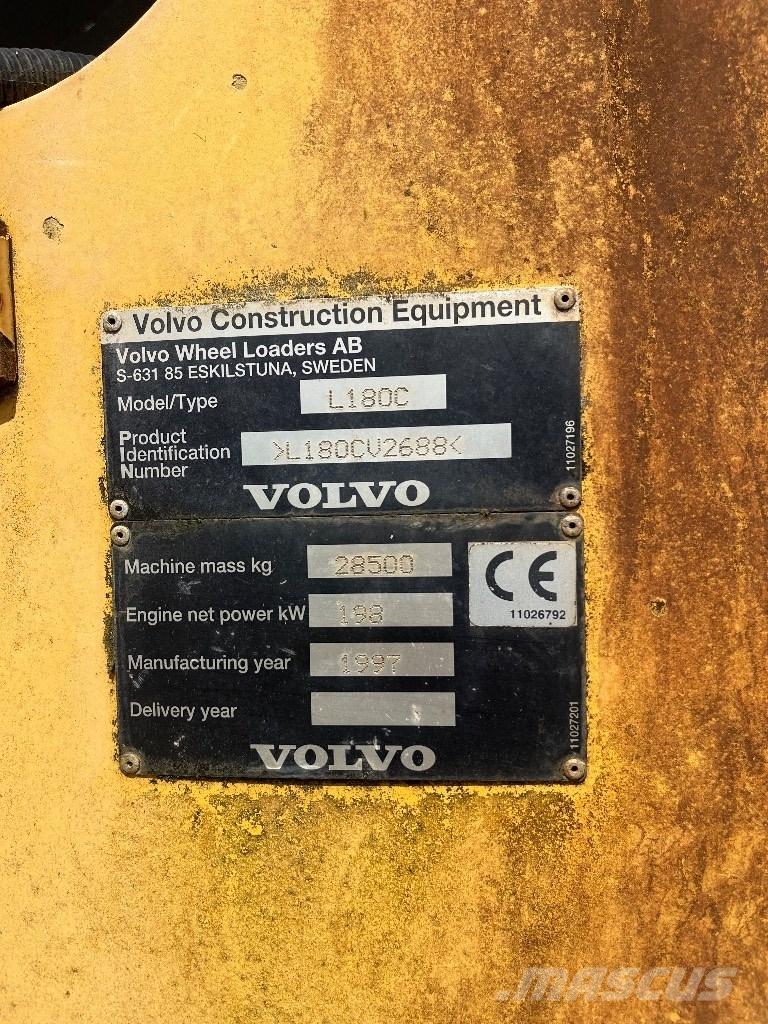 Volvo L180c Kolesové nakladače