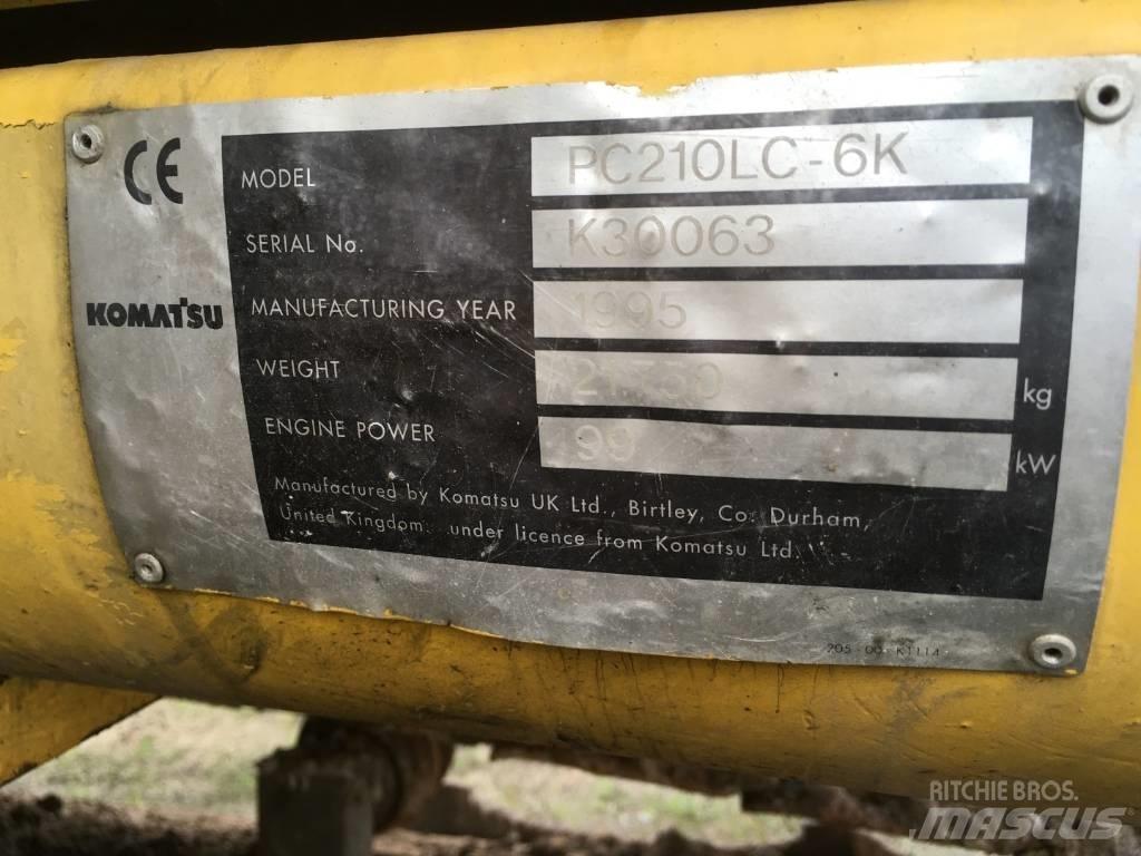Komatsu PC210LC-6K Pásové rýpadlá