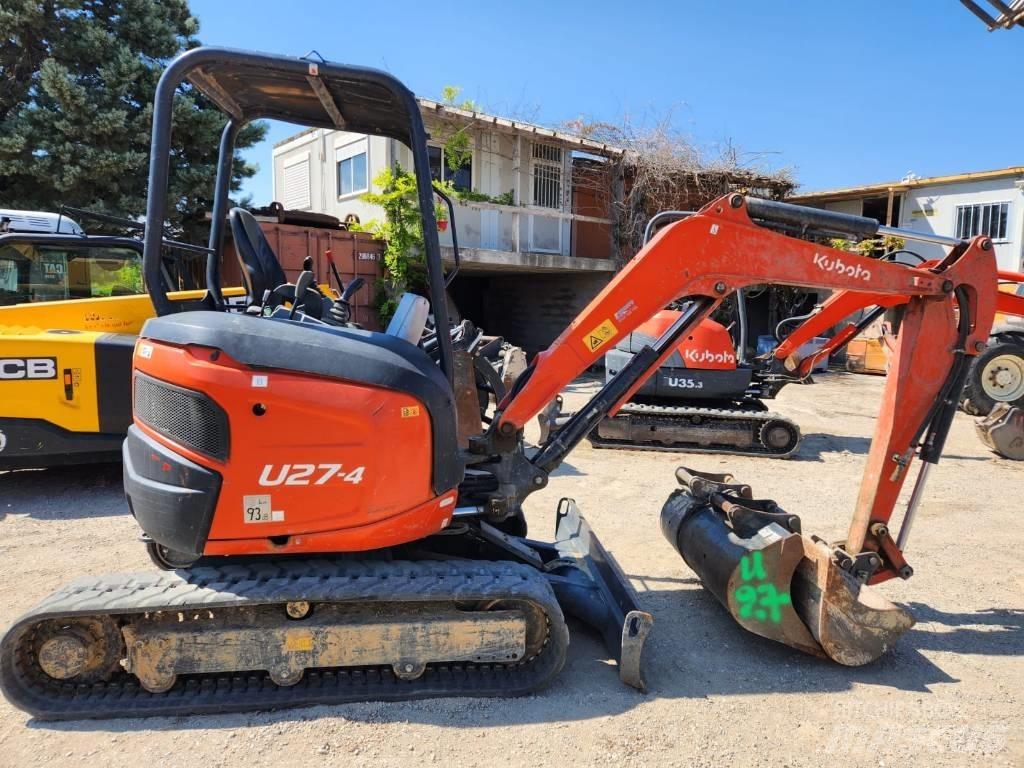 Kubota U 27-4 Mini rýpadlá < 7t